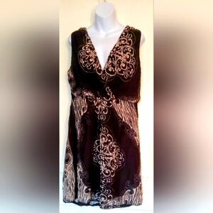 🛍️ BUNDLE ONLY🛍️Mlle Gabrielle Black and Cream Blouse with Elegant Design